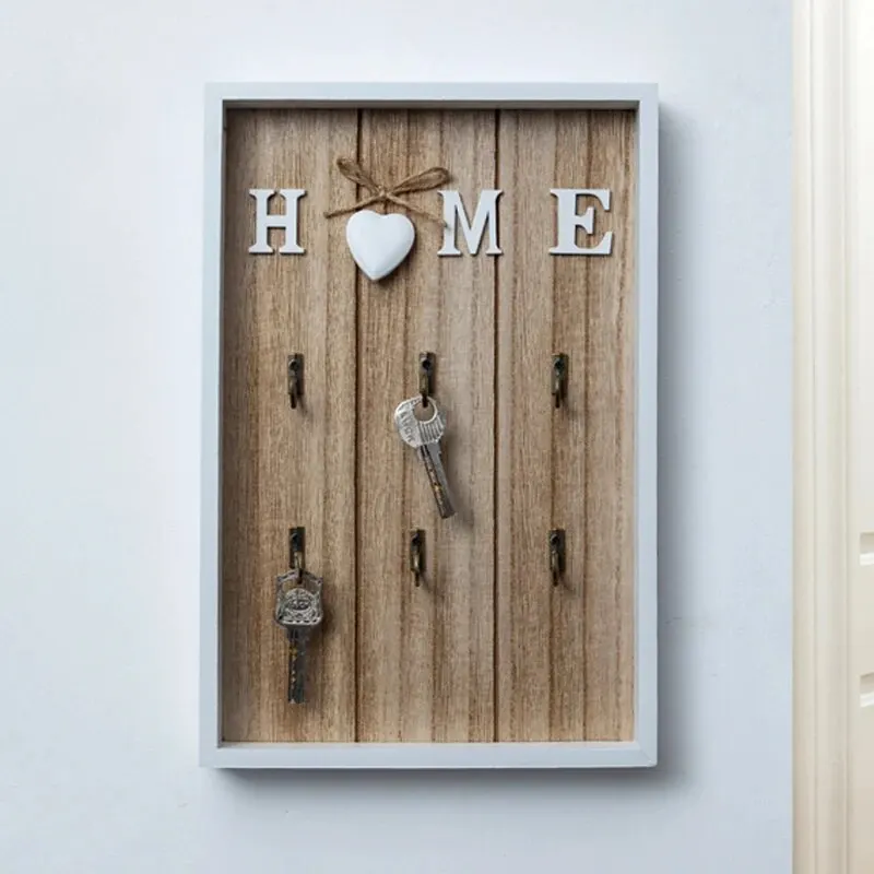 Porte Clé Mural Vintage en Bois Sc8fb6569226a42029439f36c8958ce18B