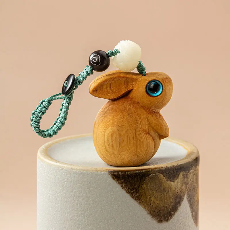 Porte-verres Et Téléphone En Bois – Lapin Foufou Asia – Déco Rigolote Et Pratique
