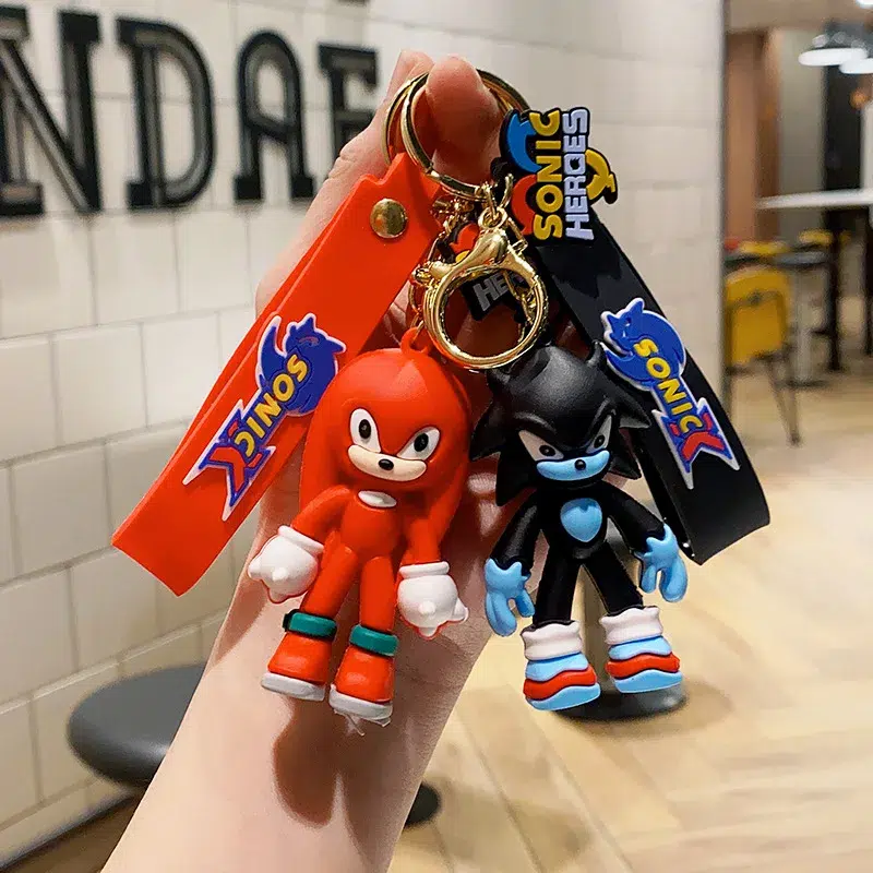 Porte-clé Super Sonic Silicone B1 - Sonic Shop