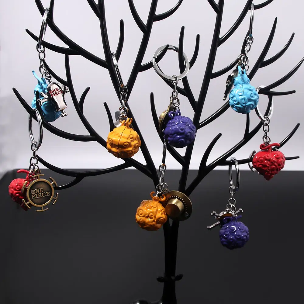 Teegxddy 1 Psc Fruit Du Démon Pendentif Clé Fruit Du Démon Pièce O
