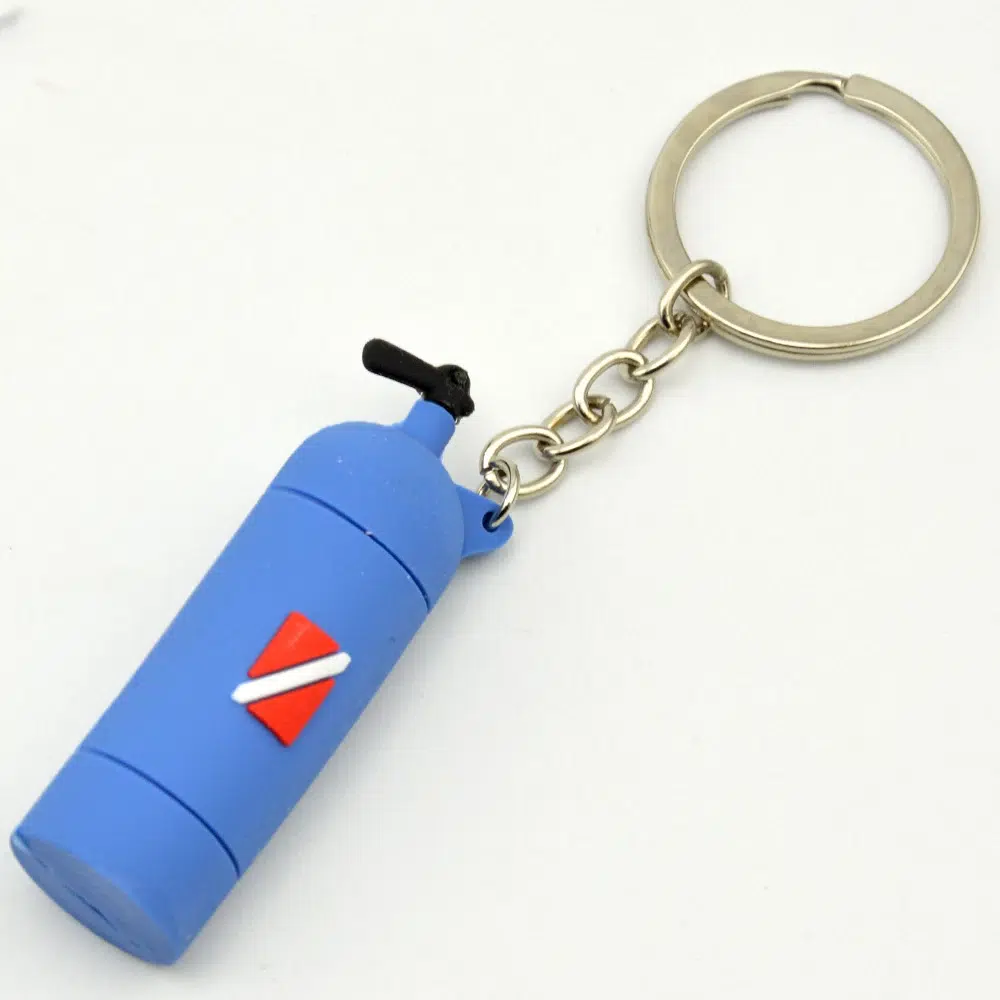 Porte Clé Plongeur Bouteille D'oxygène • Univers Porte Clé