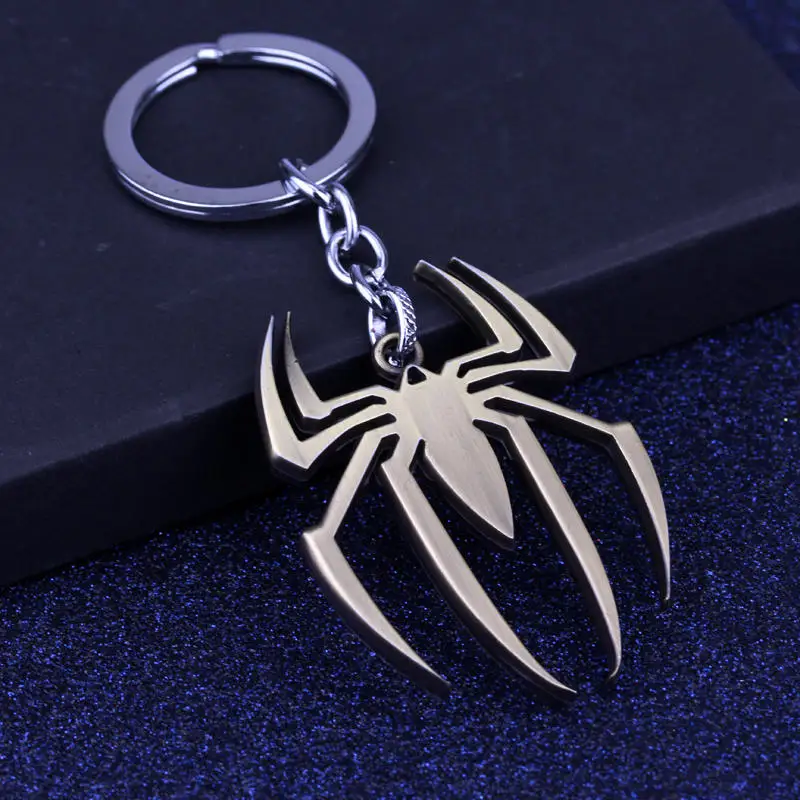 Porte-clés Personnalisé SPIDERMAN 3D En Bois Et Acrylique - Fait Main USA - Boîte Cadeau Offerte