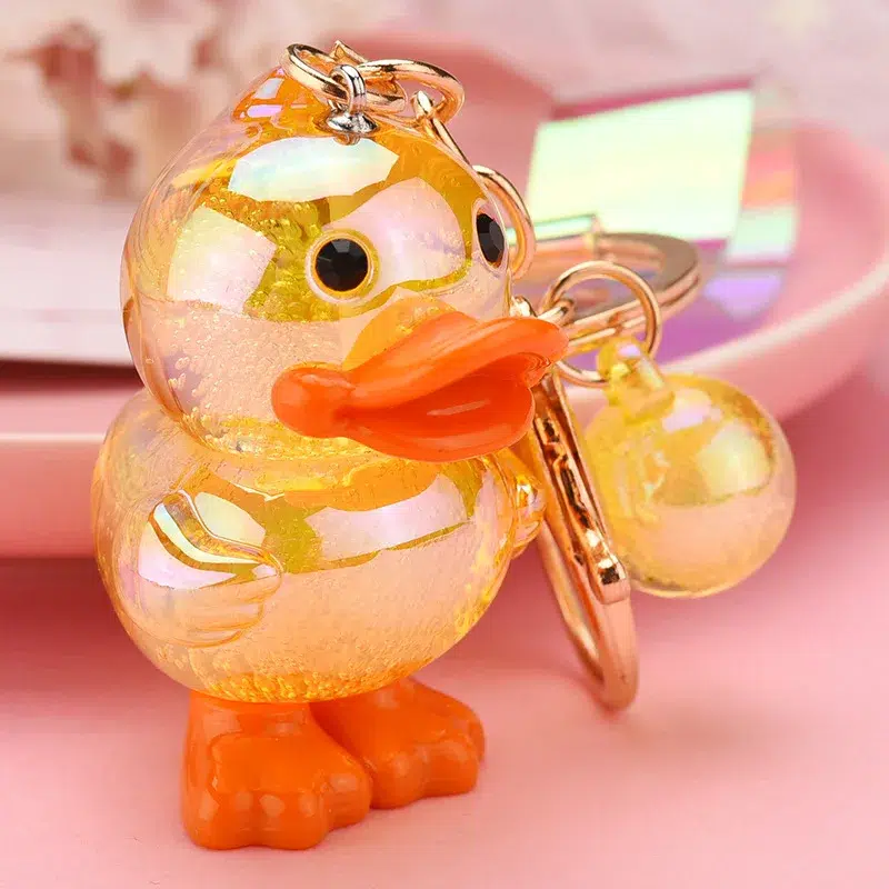 Porte-clés Amusant En Forme De Canard - Boucles D'oreilles